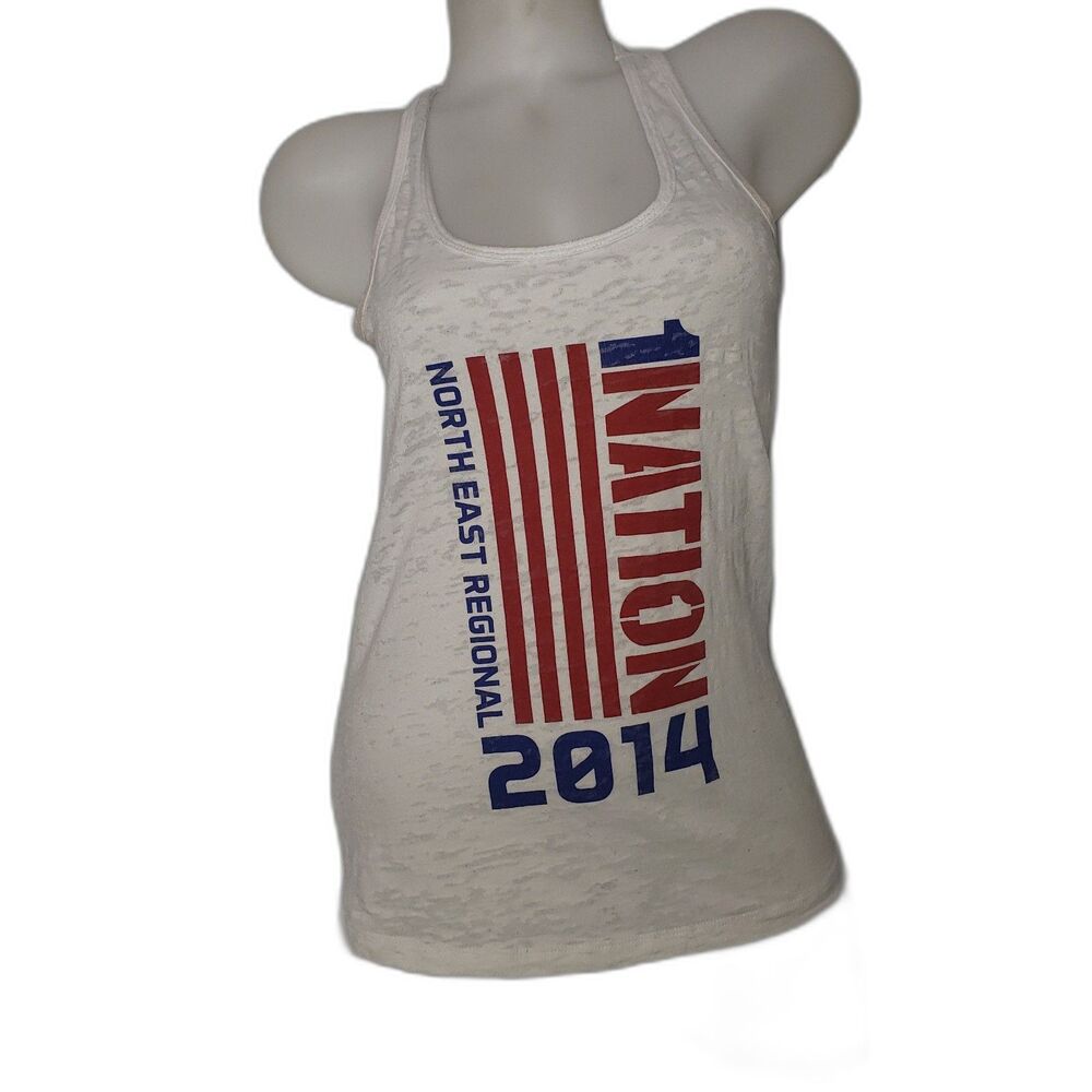 REEBOK 1Nation North East Regional 2014 White Tank Top Size Medium